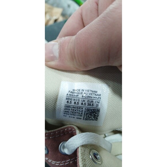 Converse Unisex Chuck Taylor All Star High-Top Shoes Sneakers Size Men 6.5/Wmn 8 - Picture 7 of 7